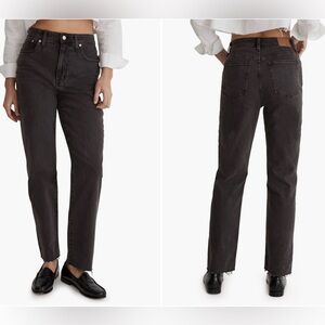 Madewell The Perfect Vintage Jean Size 23 Lunar Wash High Rise Straight Leg